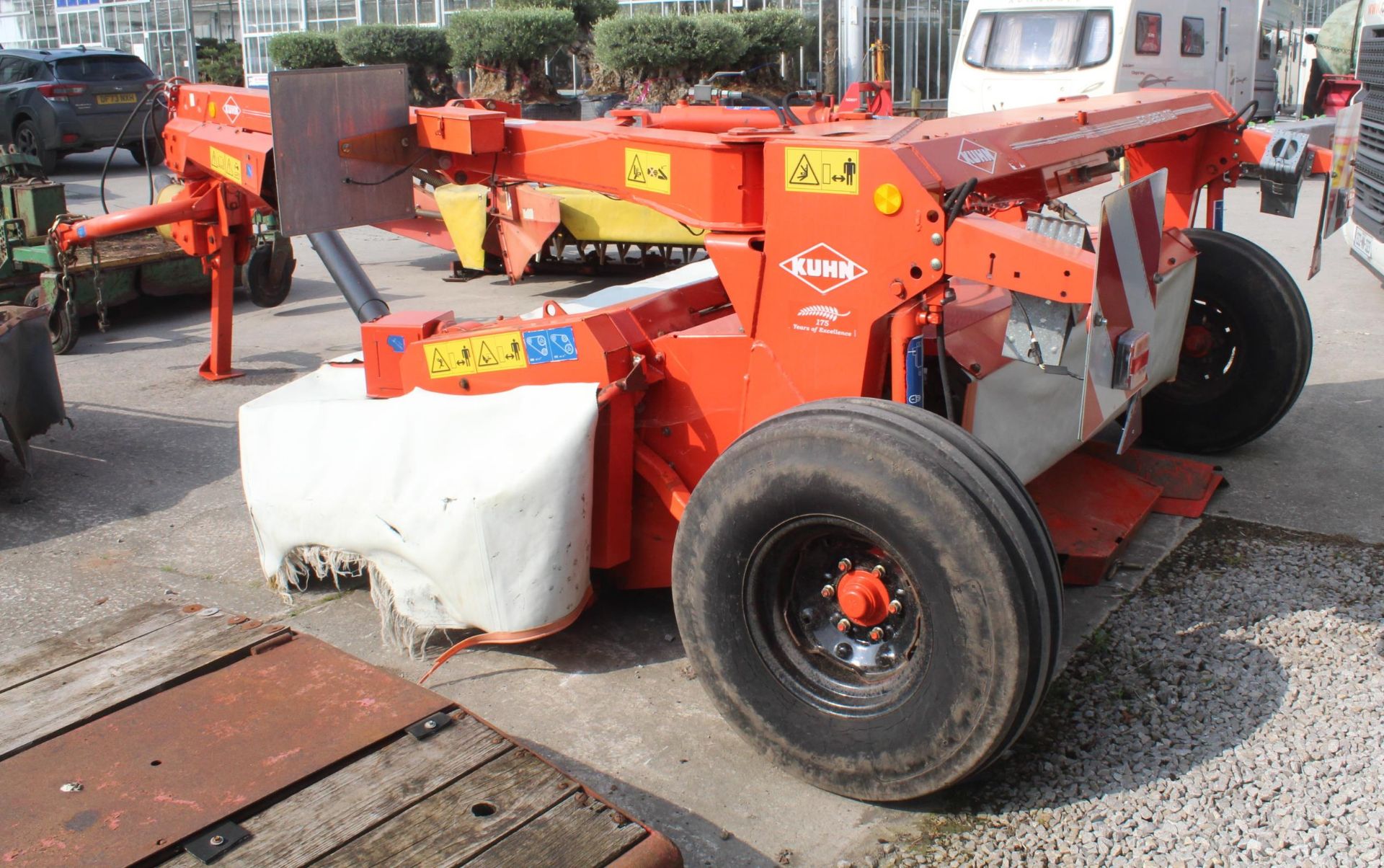 KUHN FC 283TG MOWER - 2005 FULL WORKING ORDER - NO VAT - Image 2 of 4