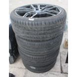 4 FORD TRANSIT RIMS AND TYRES (ALLOYS) NO VAT