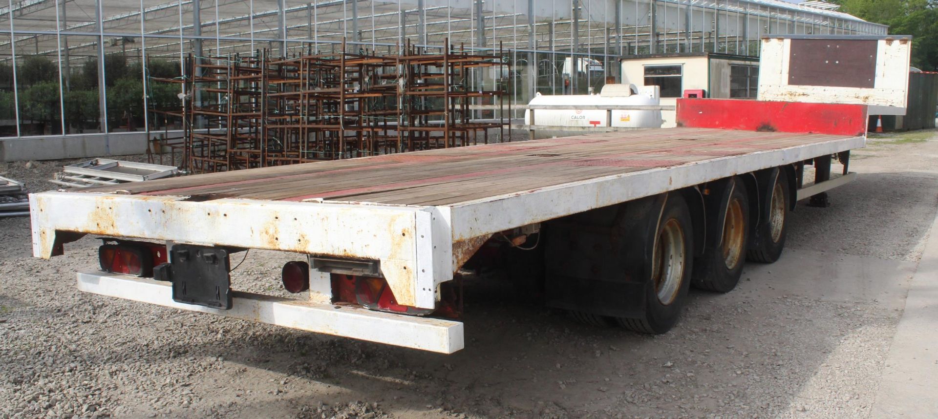 2008 SDC STEP FRAME FLAT TRAILER IN WORKING ORDER NO TEST NO VAT