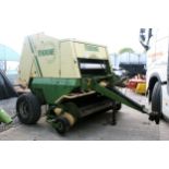 KRONE 130'S ROUND BALER WITH ROTA FEED AND WIDE PICK UP WORKING WHEN LAST USED NO VAT