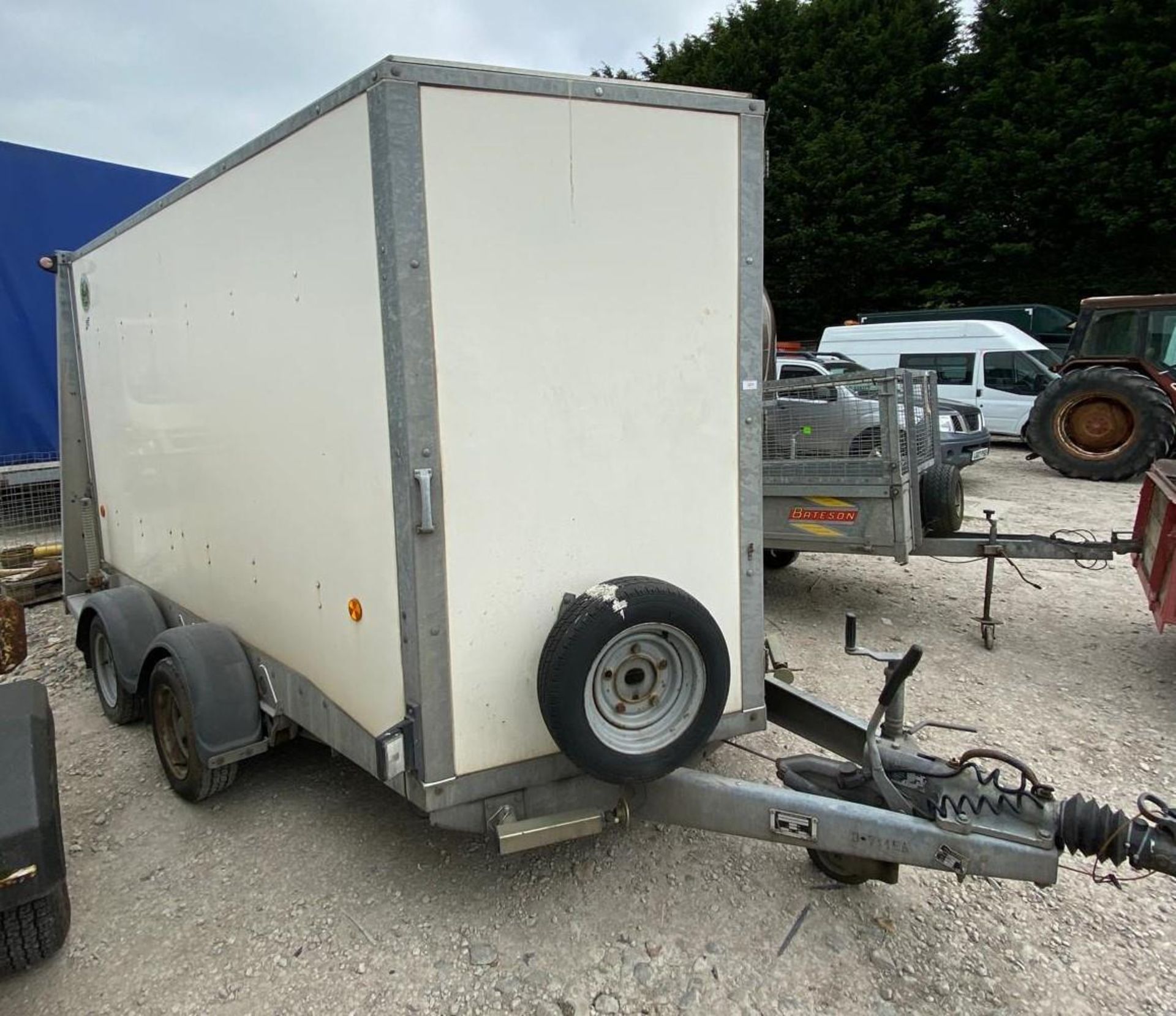 IFOR WILLIAMS TWIN AXLE BOX TRAILER - NO VAT - Image 3 of 6