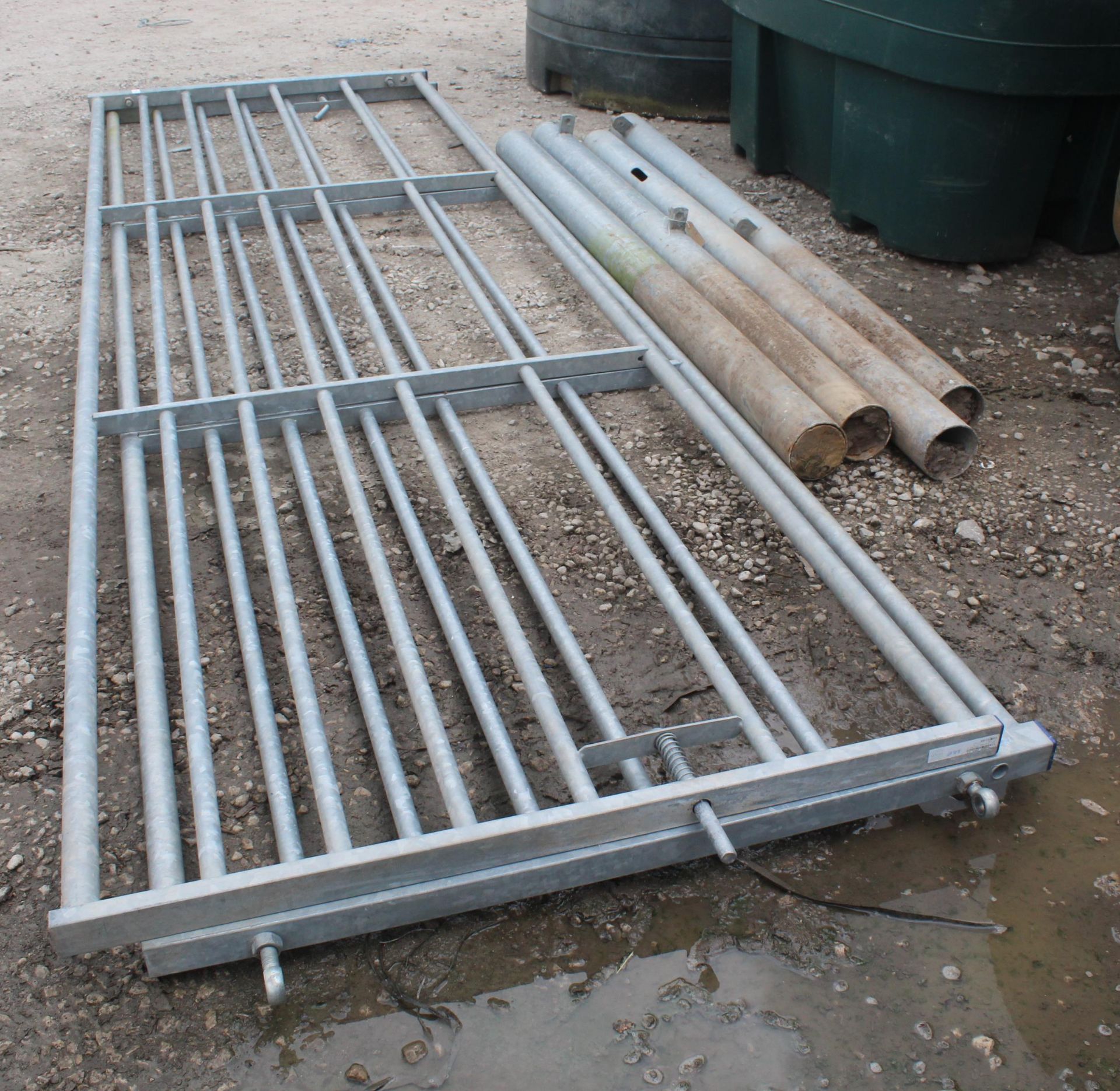 2 GATES 12 FT WITH 4 POSTS + VAT - Image 2 of 2