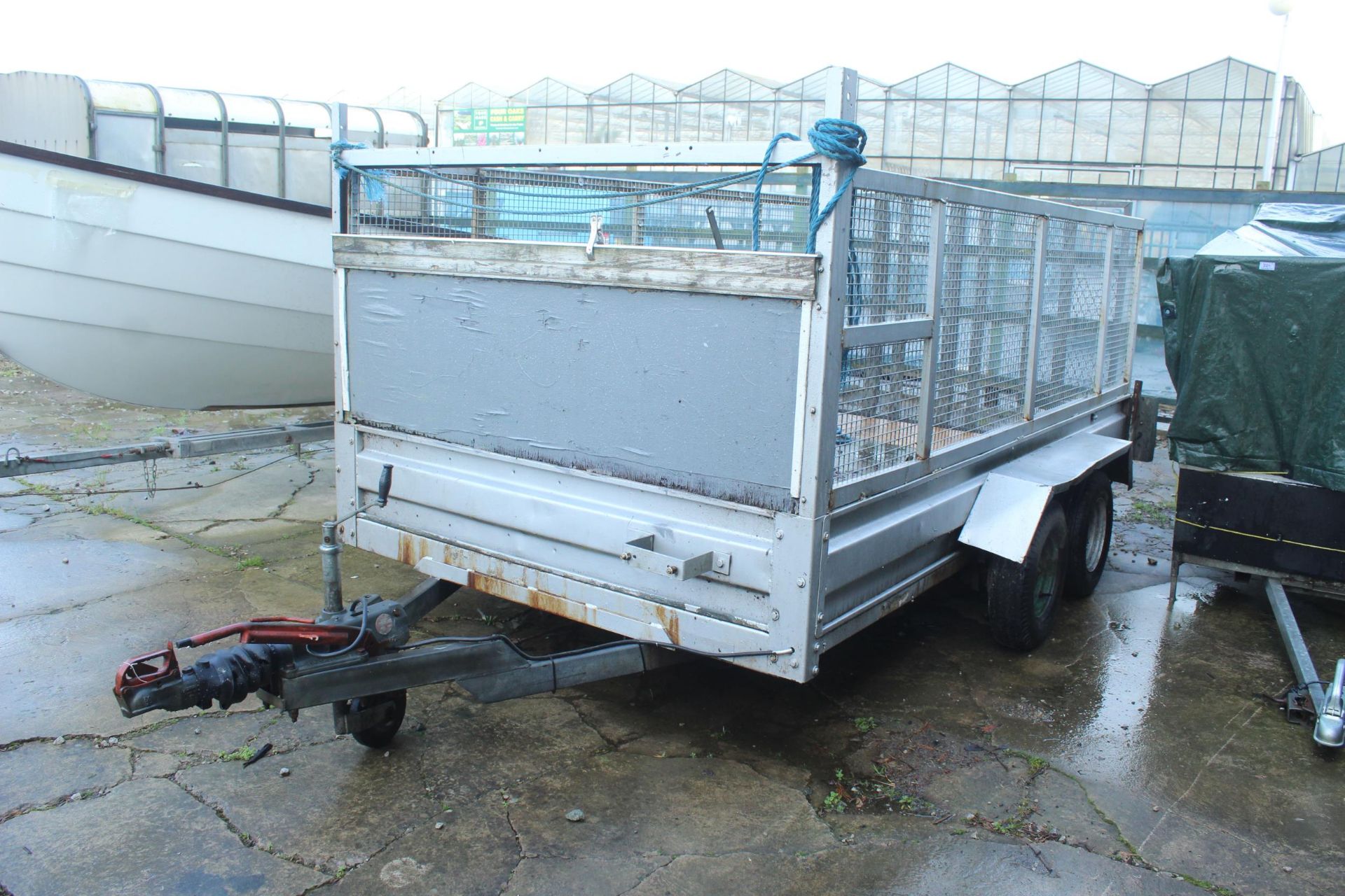 PLANT TRAILER 10'X5'6" LED LIGHTS NO VAT - Image 2 of 3