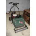 RANSOMES SUPER CERTES 51 MOWER WITH AERATOR ATTACHMENT AND BOX IN WORKING ORDER NO VAT