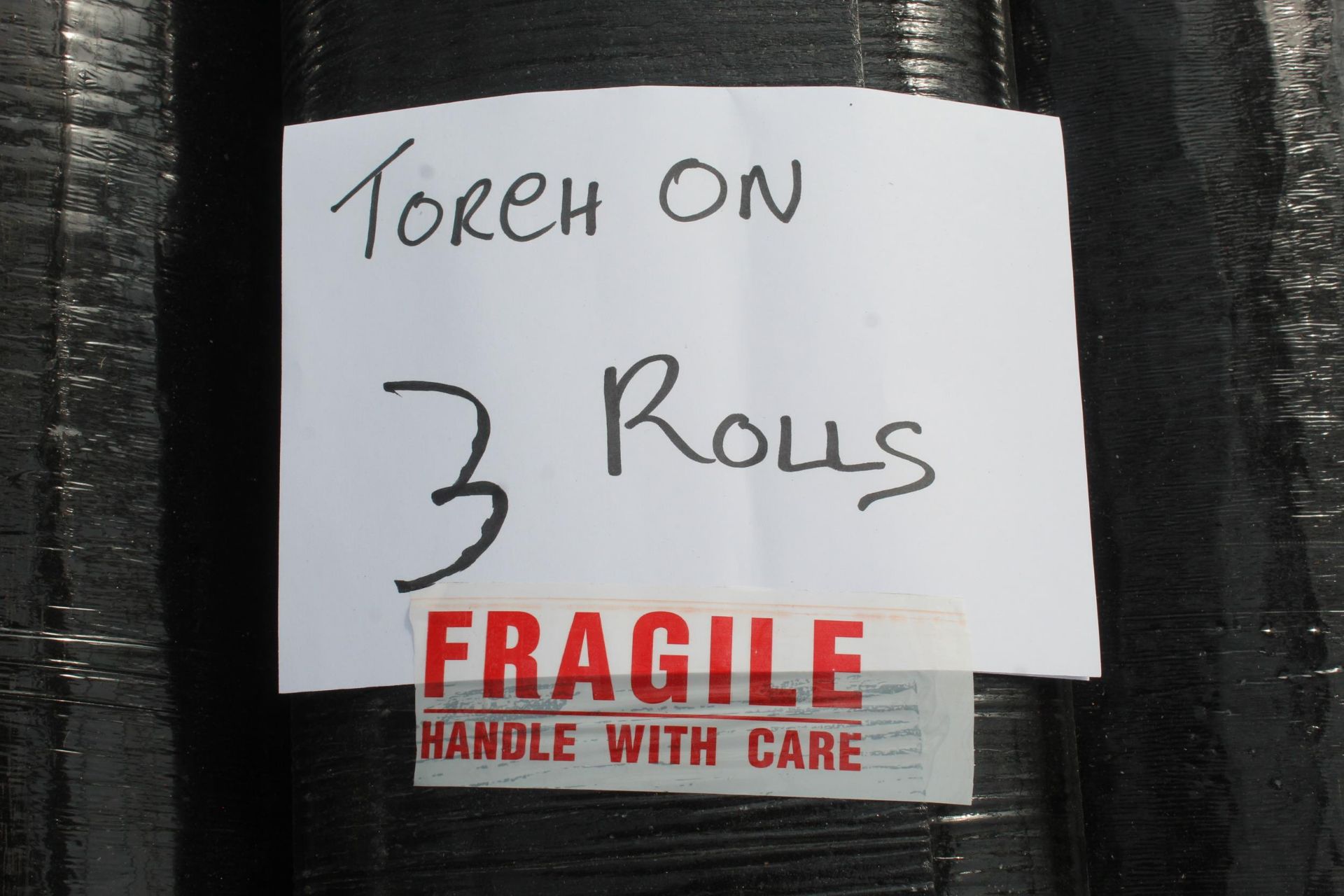 3 ROLLS OF TORCH ON FELT NO VAT - Image 2 of 2