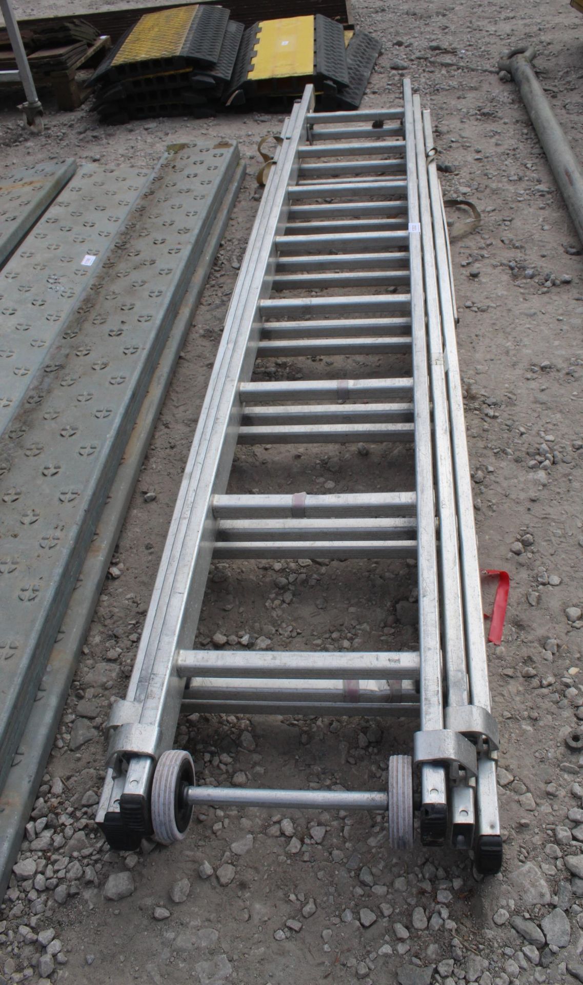 3 STAGE ALUMINIUM LADDER + VAT