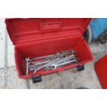 TOOL BOX AND SPANNERS NO VAT