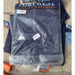 5 PAIRS OF NAVY WORK TROUSERS NO VAT