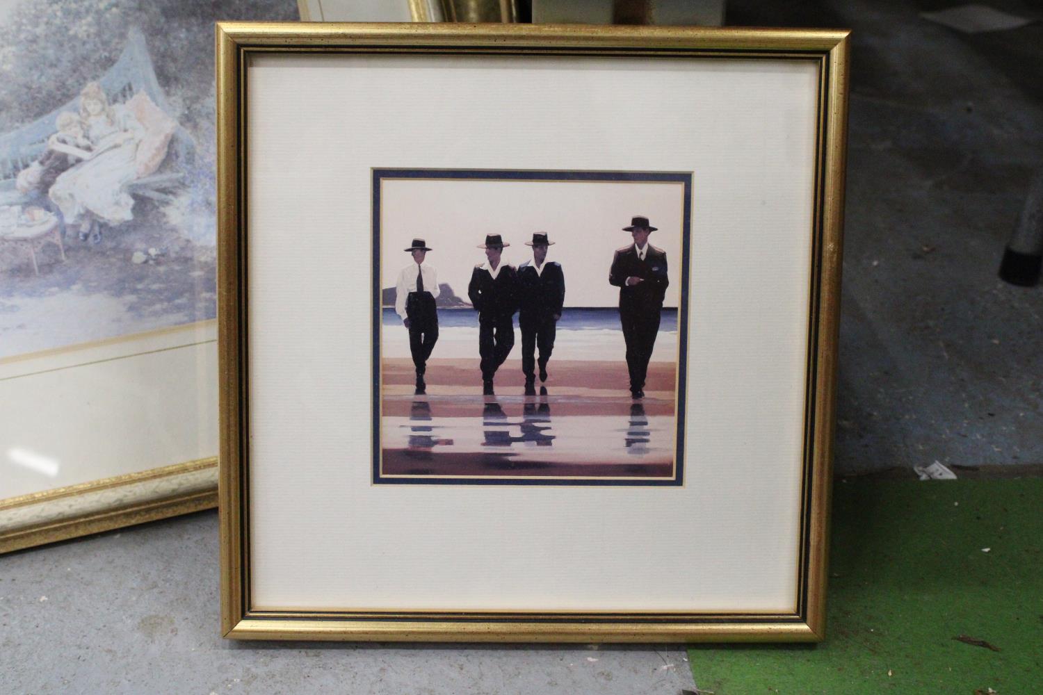 TWO FRAMED PRINTS, 'THE SINGING BUTLER' AND 'THE BILLY BOYS - Image 3 of 3