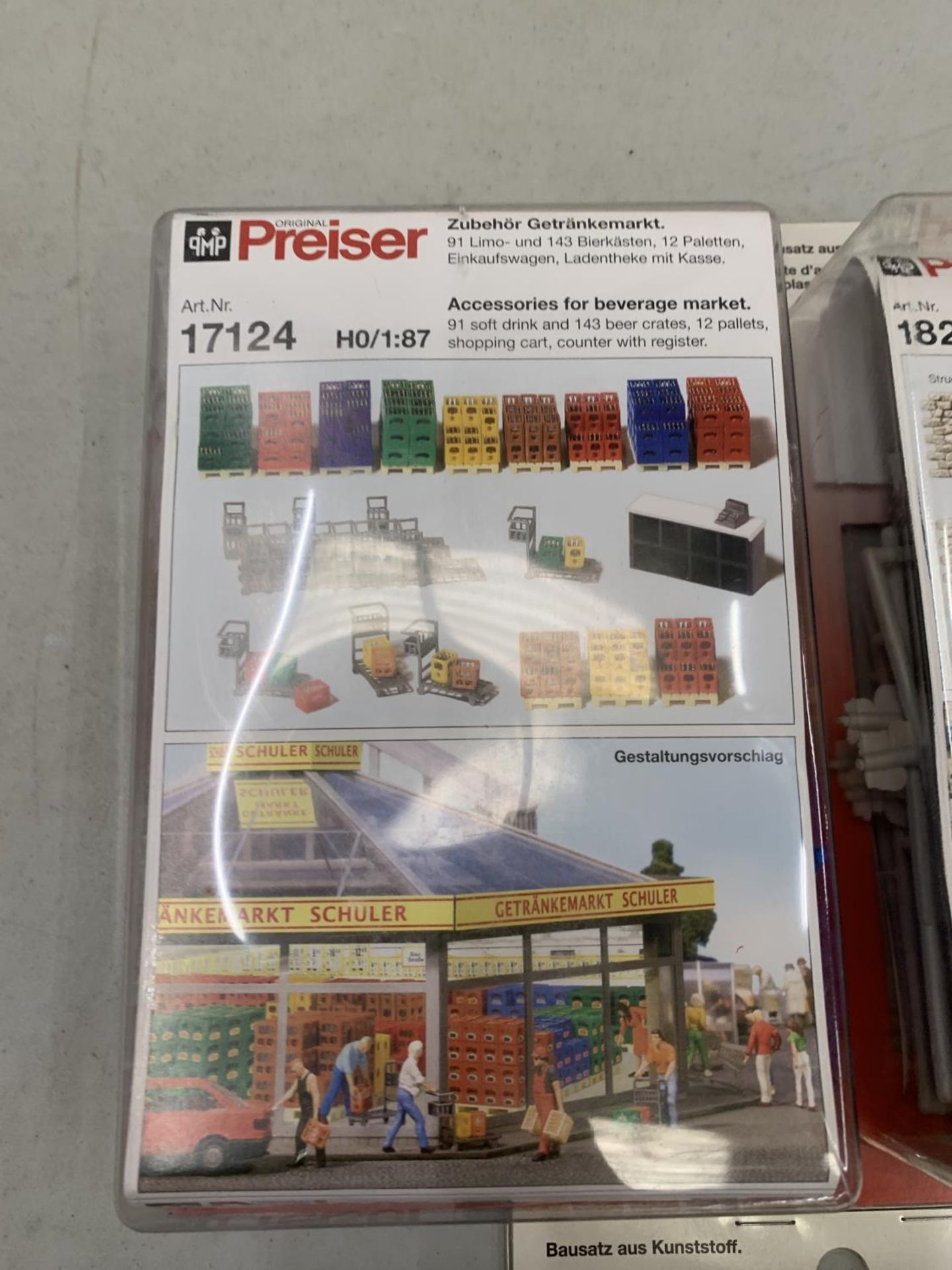 FIVE BOXED PREISER MODEL KITS, MAINLY QUARRYSTONE WALLS ETC. - Image 2 of 3