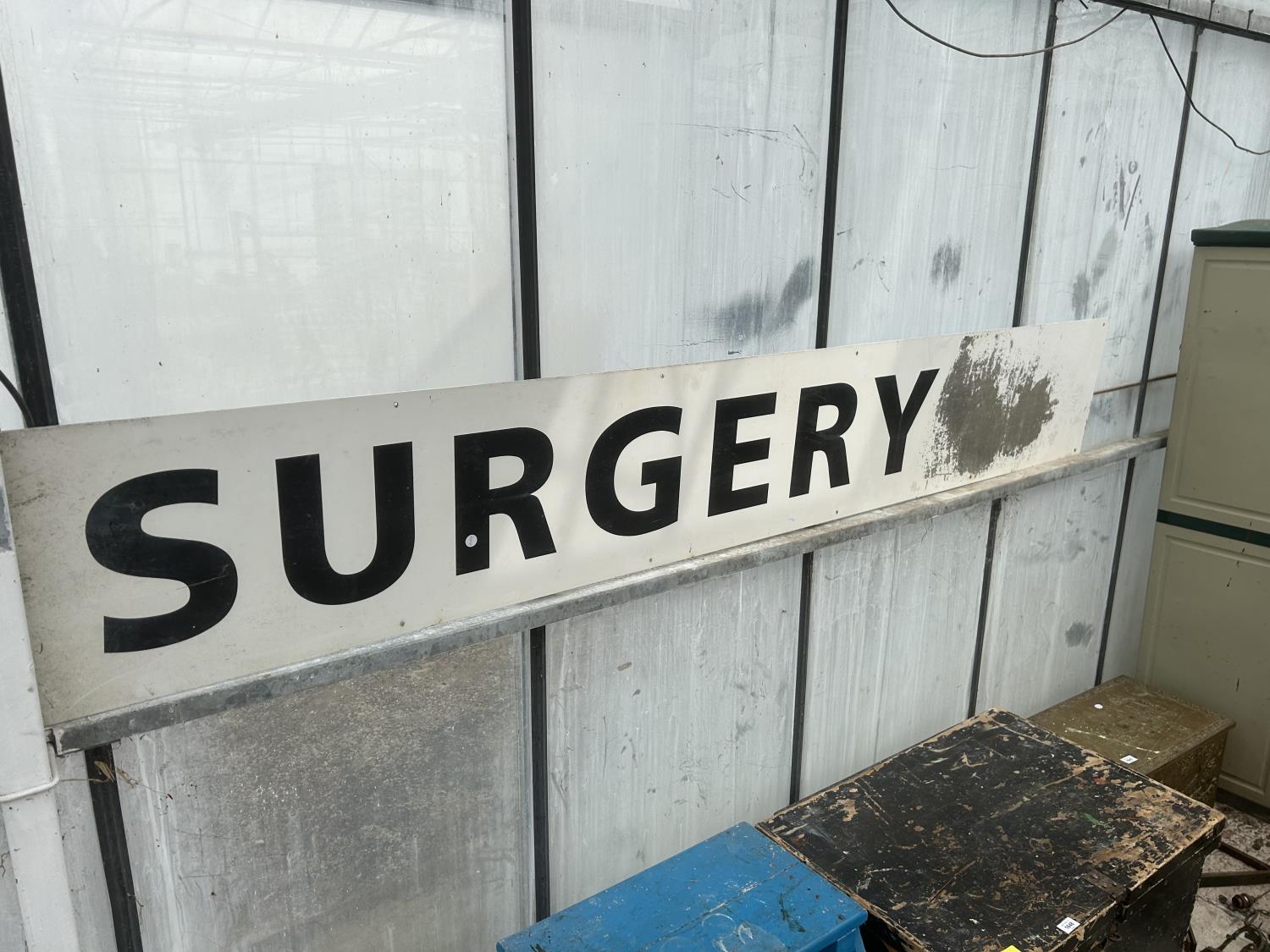 A LARGE TIN DENTAL SURGERY SIGN (L:440CM) - Image 3 of 3