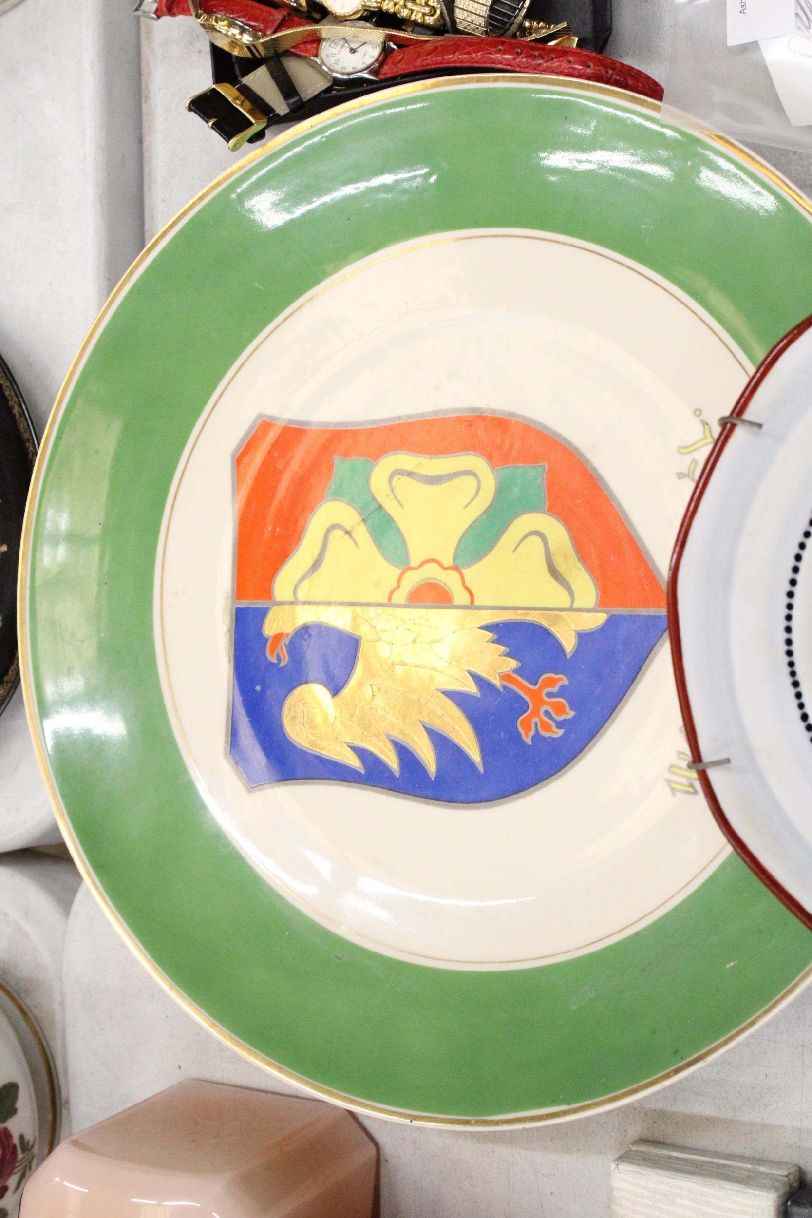 A TULOWICE P. T. POLAND PLATE AND A SIGNED DOG PLATE - Image 3 of 6