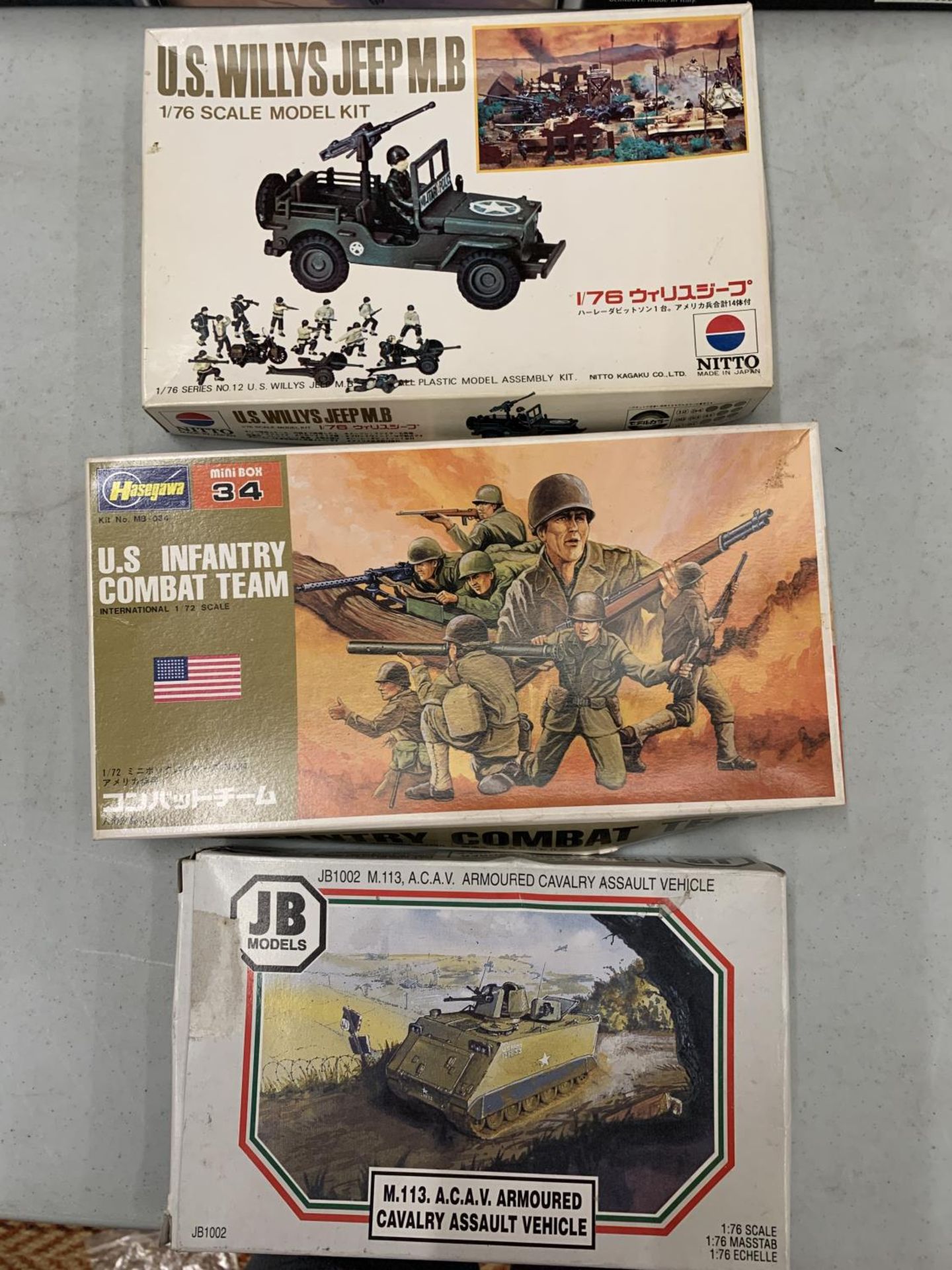 FOUR BOXED MILITARY KITS TO INCLUDE VEHICLES AND INFANTRY TEAM - Image 3 of 3