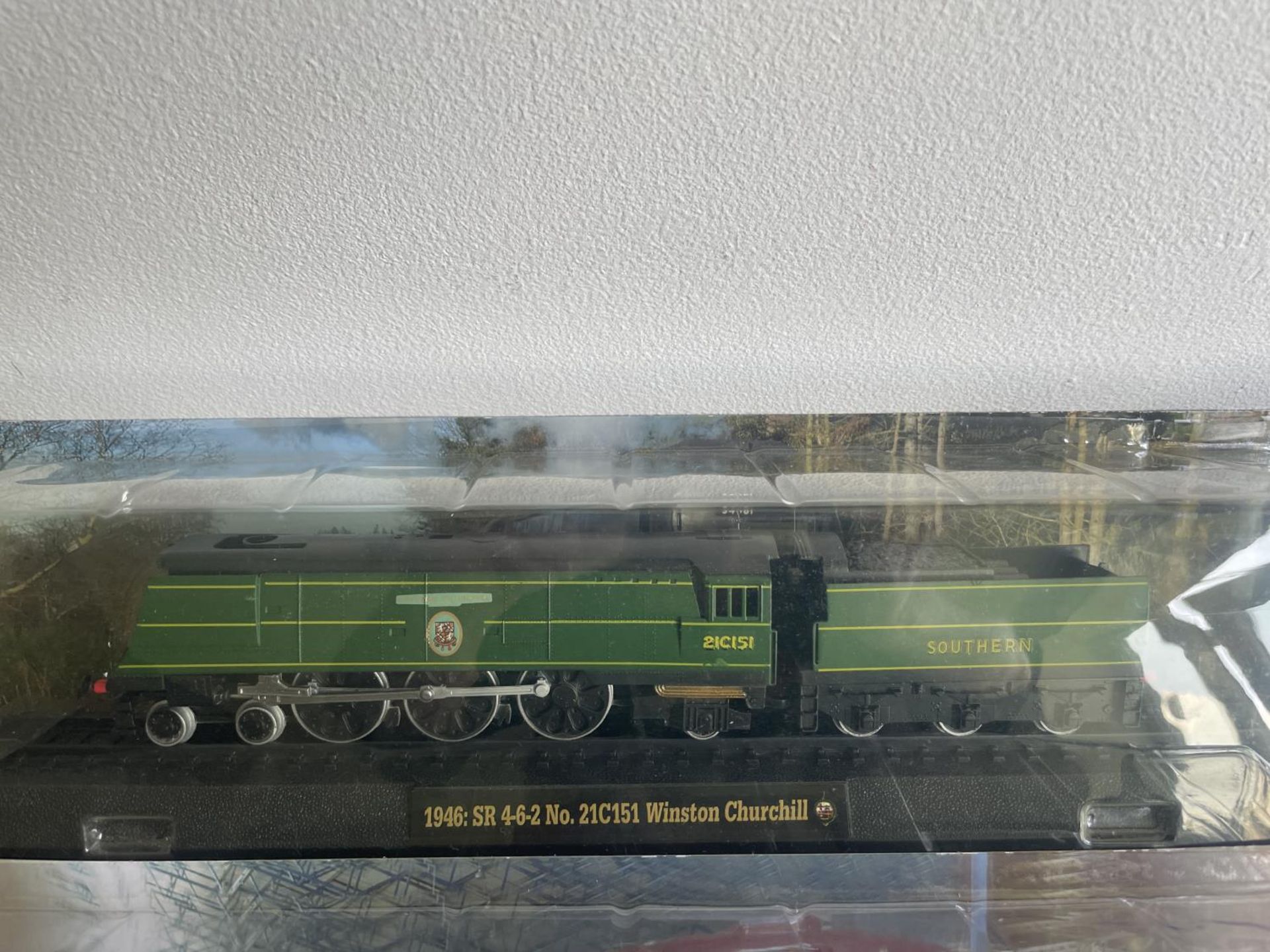FOUR BOXED AMER CON HOBBY TRAIN ENGINES TO INCLUDE THREE STEAM AND ONE DIESEL - Image 2 of 6