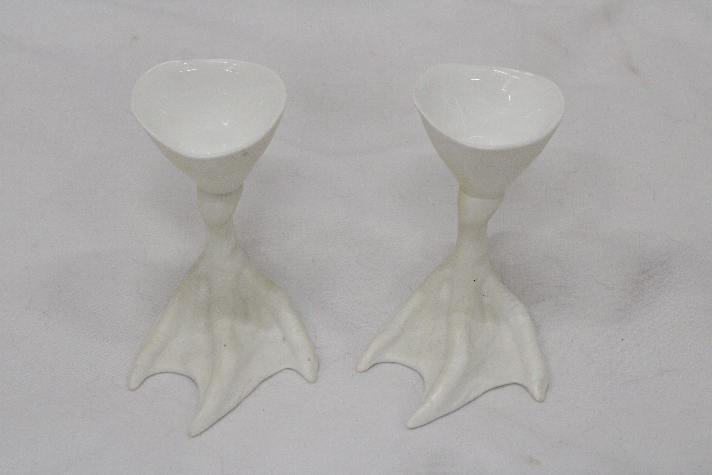 TWO SERAX, PEKING DUCK FOOT EGG CUPS, BOTH IN GOOD CONDITION - Image 2 of 5