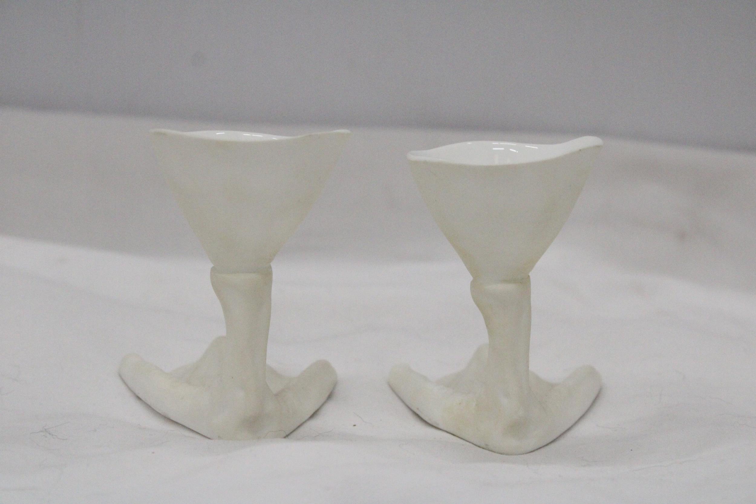 TWO SERAX, PEKING DUCK FOOT EGG CUPS, BOTH IN GOOD CONDITION - Image 4 of 5