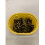 A QUANTITY OF BRASS BULLET CASES