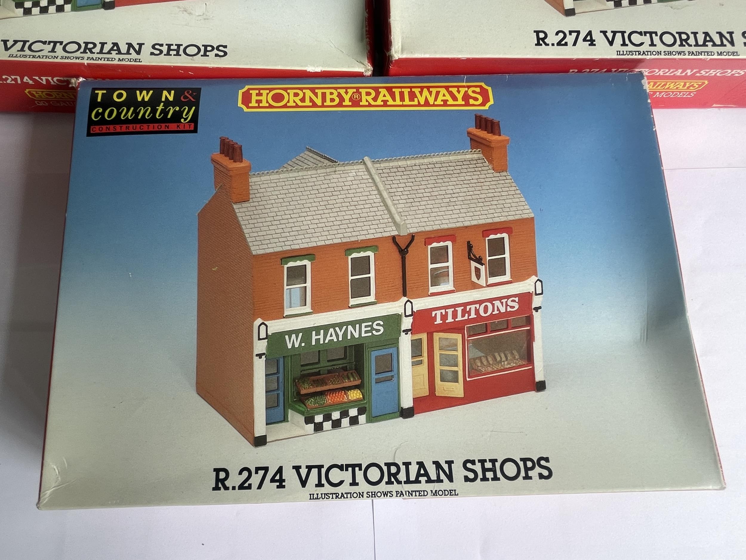 FIVE BOXED HORNBY 00 GAUGE MODEL BUILDING KITS TO INCLUDE THREE VICTORIAN SHOPS AND LOW RELIEF - Image 3 of 3
