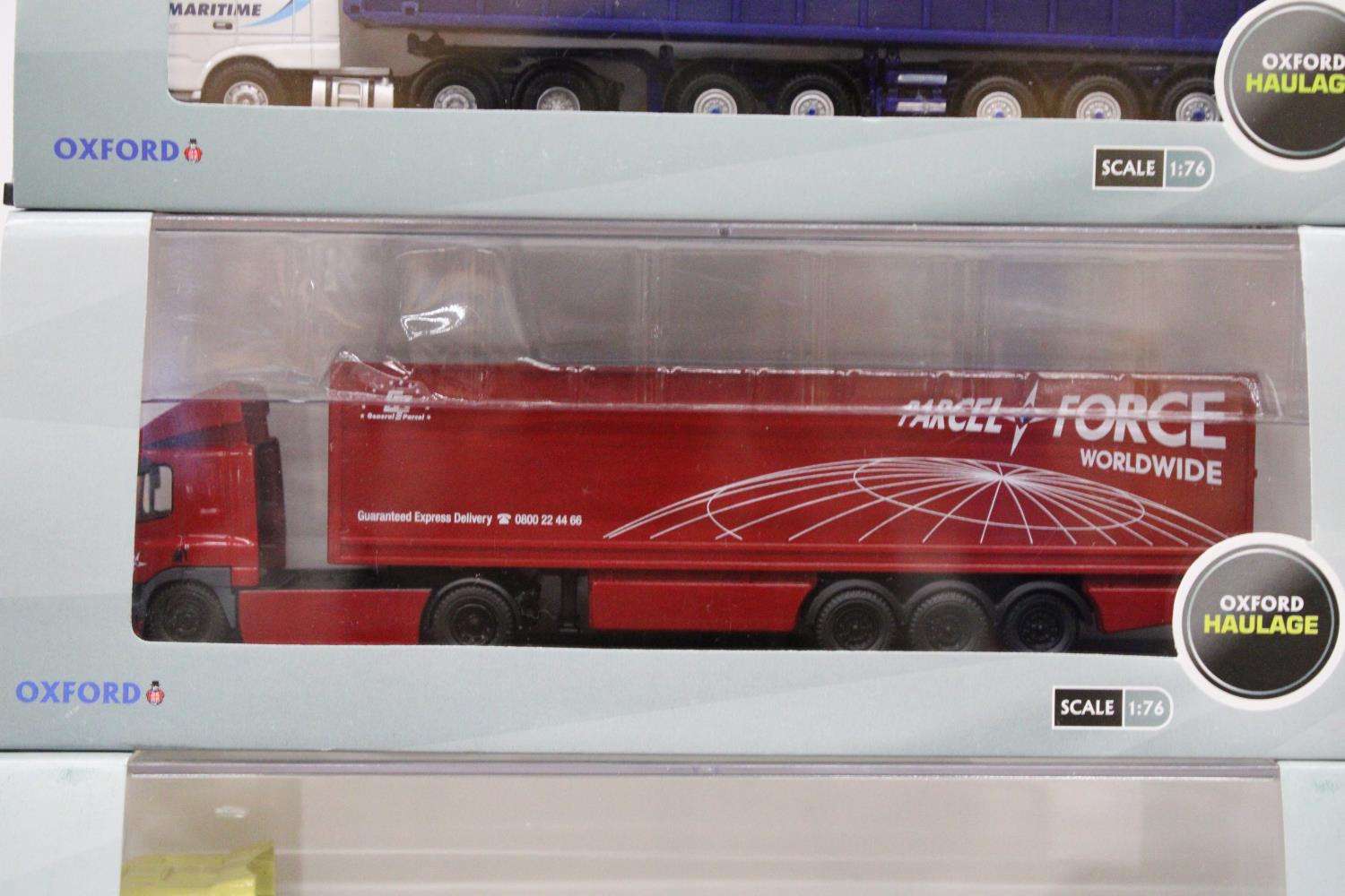 THREE AS NEW AND BOXED OXFORD HAULAGE WAGONS - Image 3 of 6