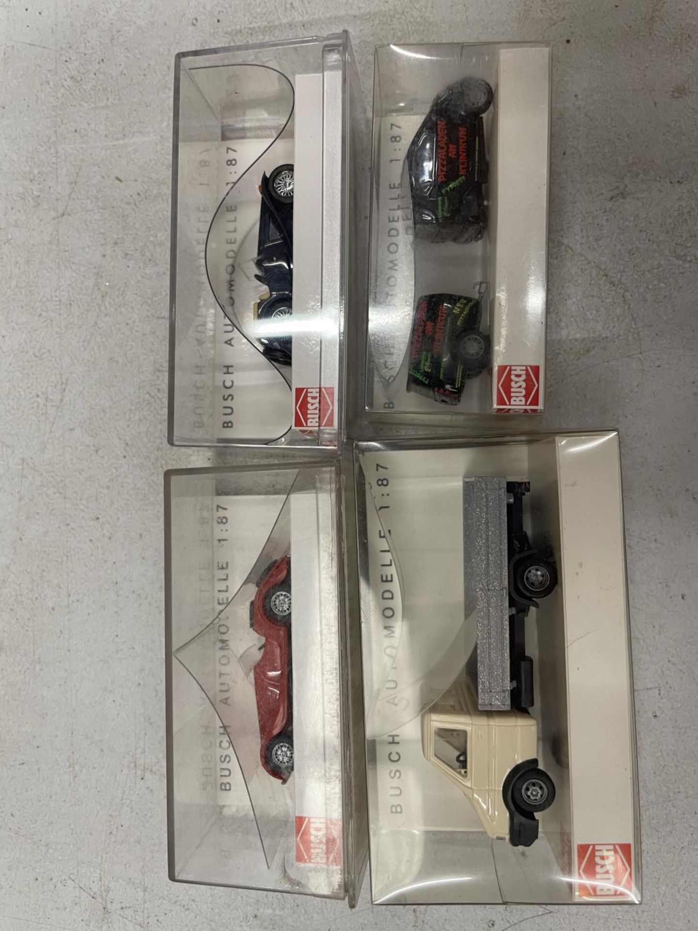 TWELVE BOXED BUSCH VEHICLES 1:87 SCALE - Image 2 of 4
