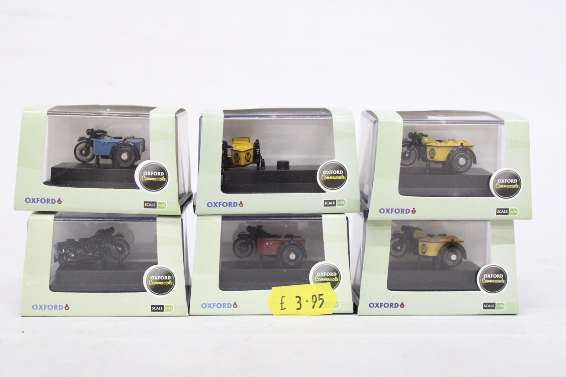 SIX AS NEW AND BOXED SMALL OXFORD COMMERCIAL VEHICLES