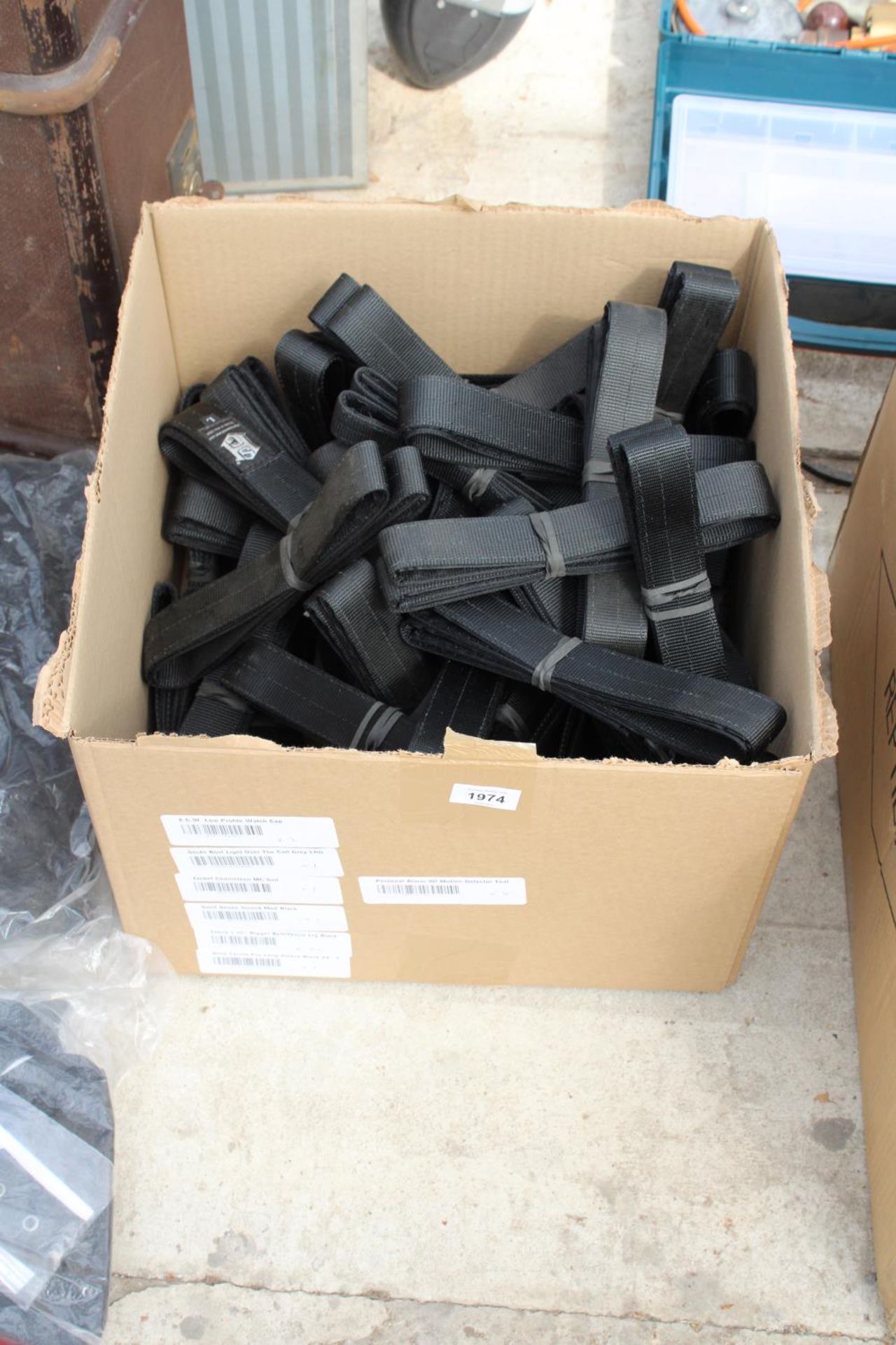 APPROXIMATELY 50 AS NEW COBRA 1.75" VELCRO RIGGER BELTS SIZE LRG