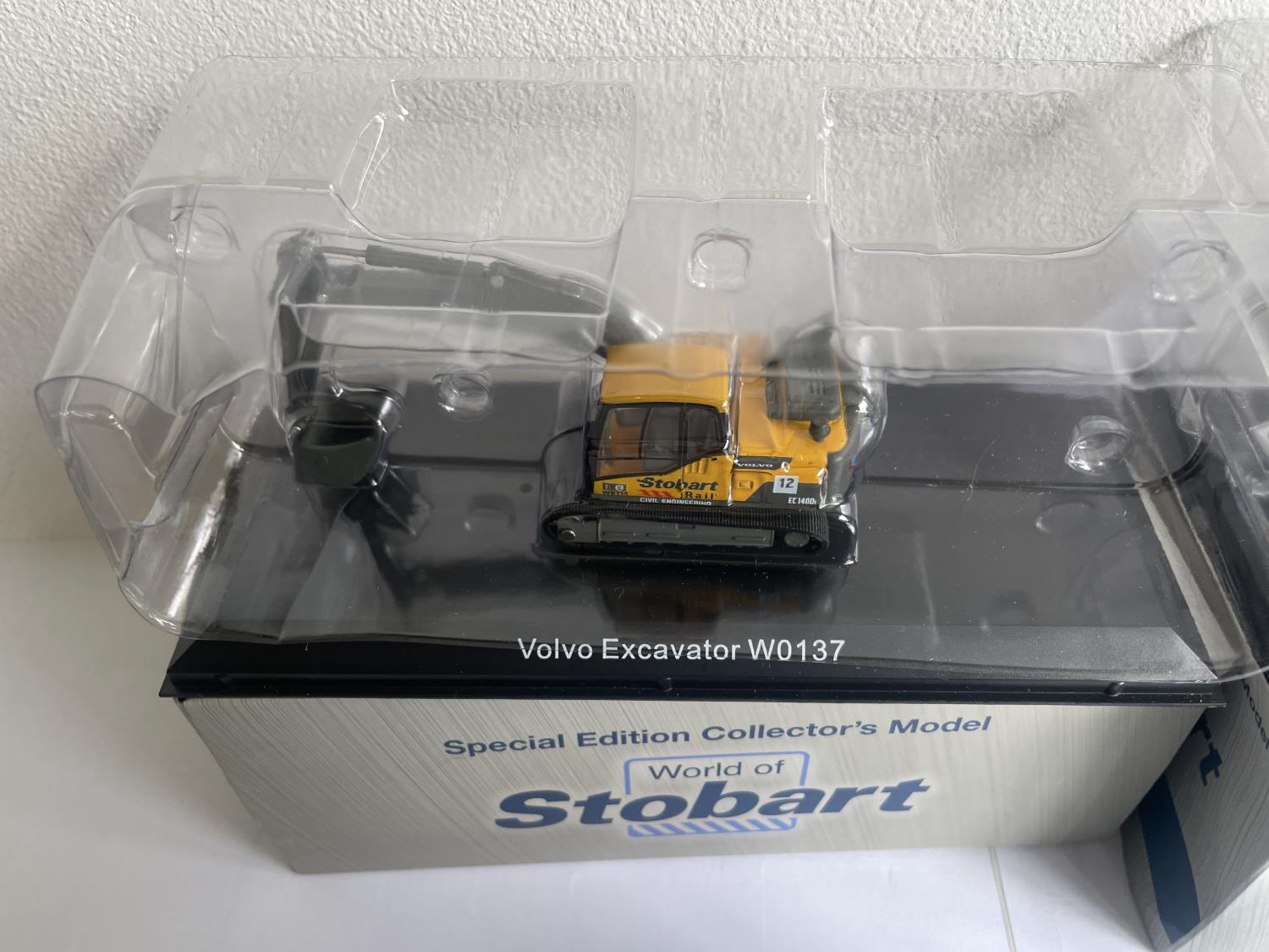 FIVE BOXED STOBART MODELS OF VARIOUS EXCAVATORS SOME THREE WITH COA - Image 2 of 8