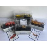 FOUR BOXED STOBART MODELS OF EXCAVATORS SOME WITH COA