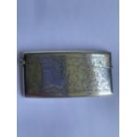 A HALLMARKED CHESTER SILVER CARD CASE GROSS WEIGHT 30 GRAMS