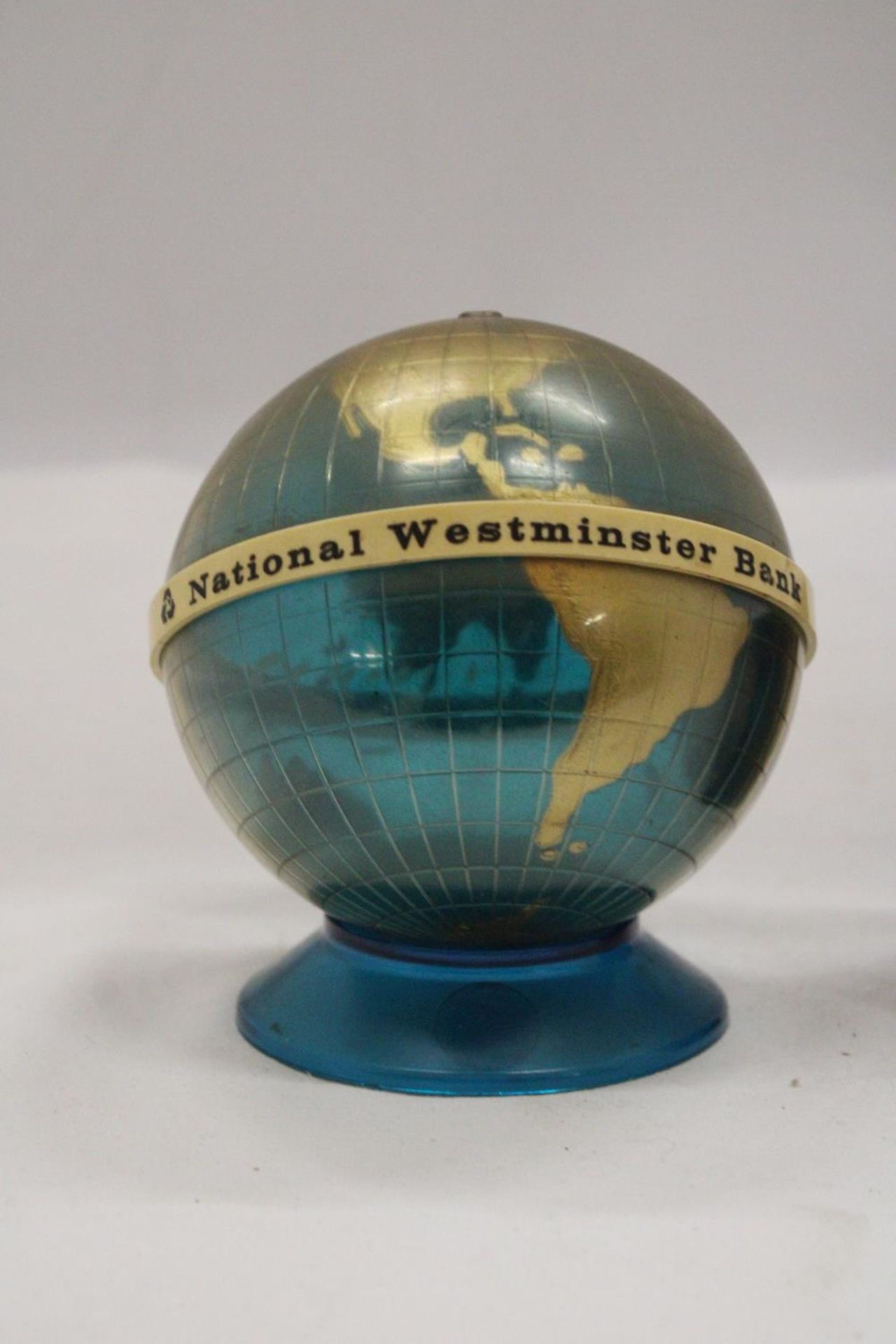 TWO MONEY BOXES TO INCLUDE A VINTAGE PINECHURCH OF ENGLAND AND A NAT WEST GLOBE - Image 3 of 5