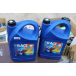 TWO DRUMS OF MORRIS RACE 2 SYNTHETIC OIL