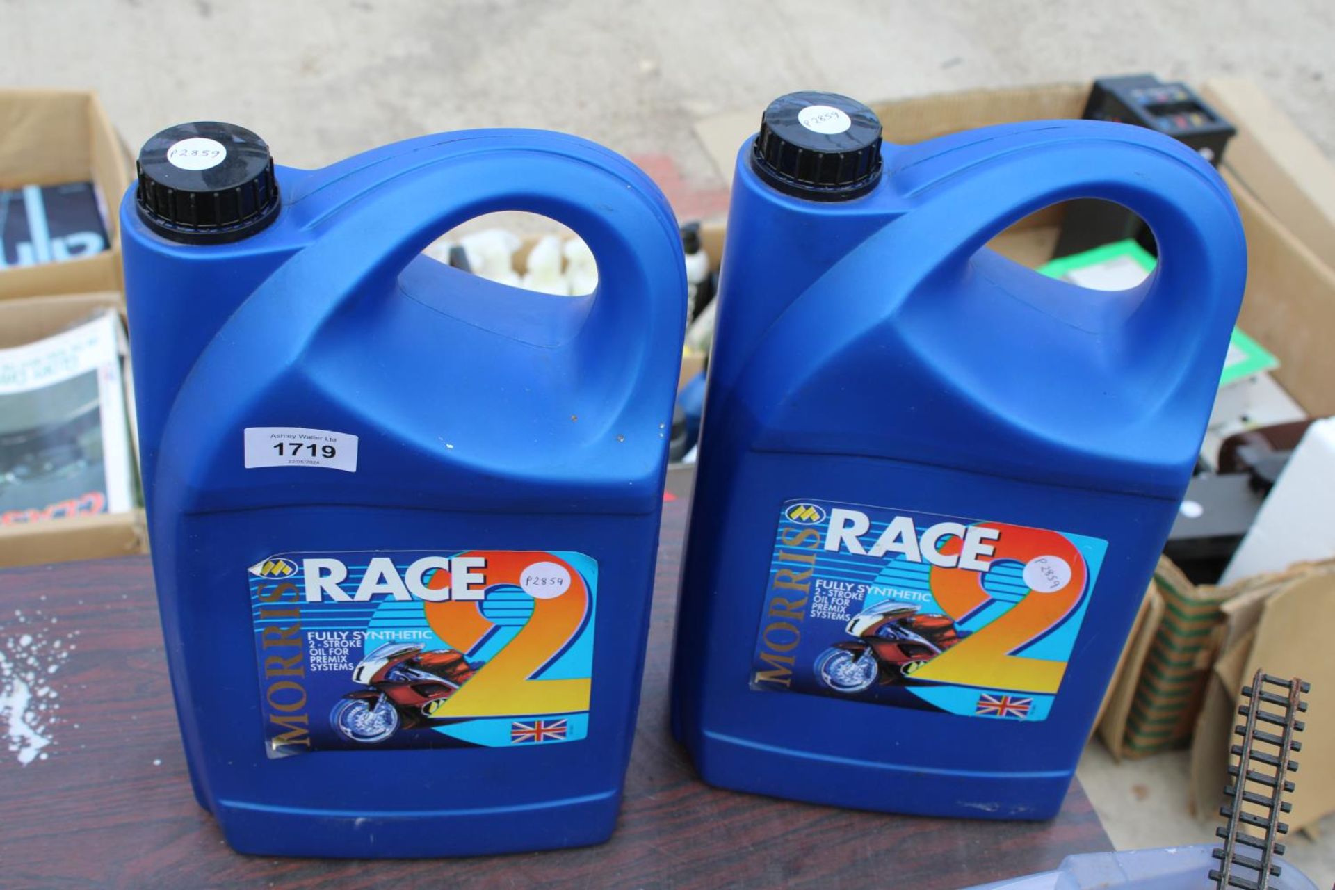 TWO DRUMS OF MORRIS RACE 2 SYNTHETIC OIL