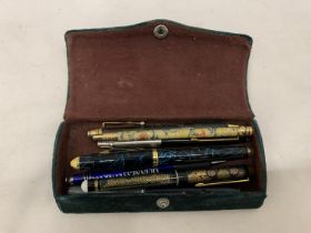 A COLLECTION OF EIGHT VINTAGE PENS