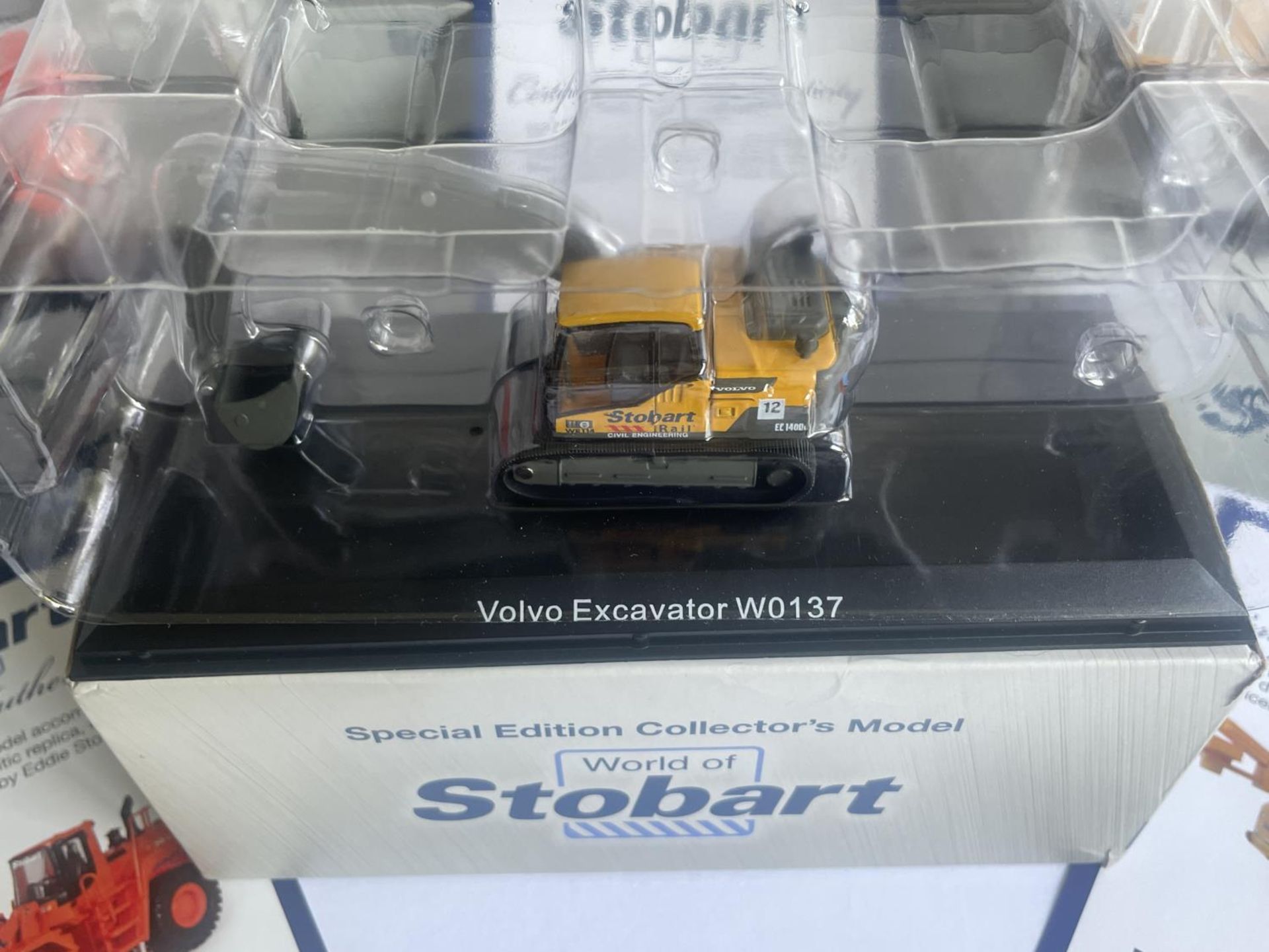 FOUR BOXED STOBART MODELS OF EXCAVATORS SOME WITH COA - Image 4 of 6
