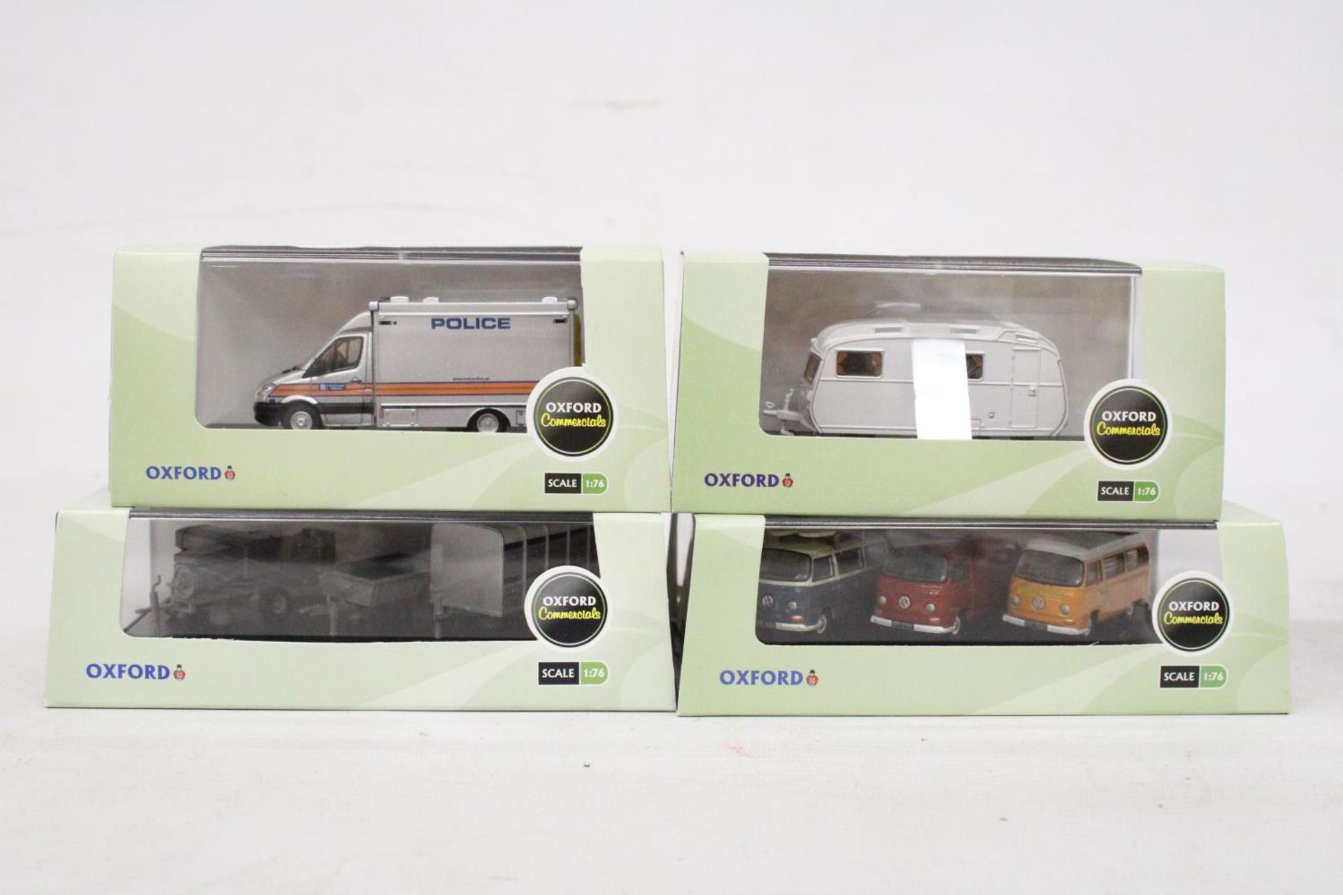 FOUR AS NEW AND BOXED OXFORD COMMERCIAL VEHICLE SETS