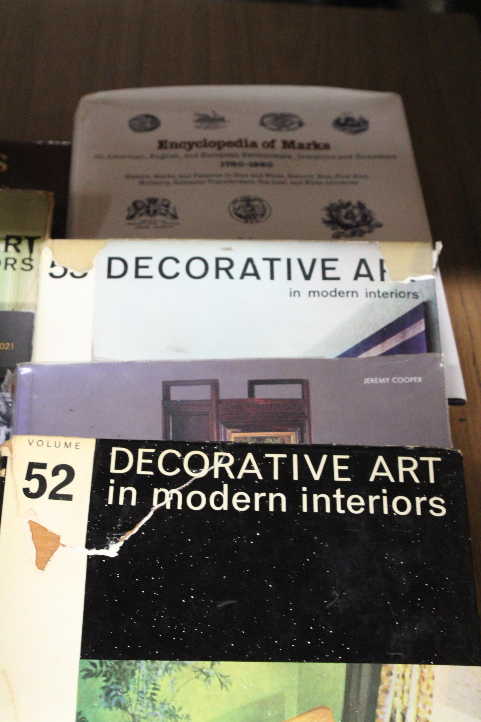 A COLLECTION OF DECORATIVE ART AND FURNITURE BOOKS - Image 4 of 6