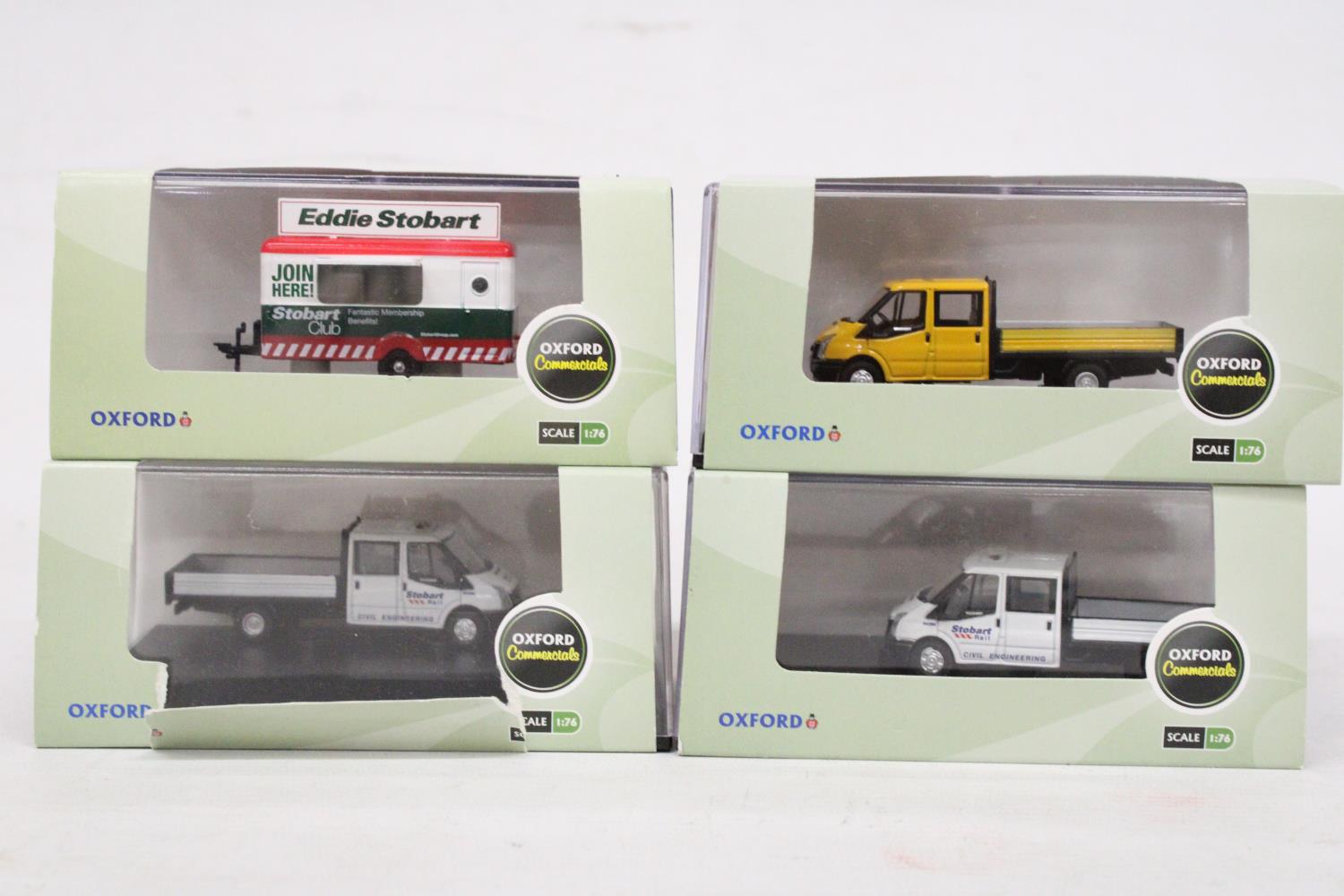 FOUR BOXED OXFORD COMMERCIAL VEHICLES