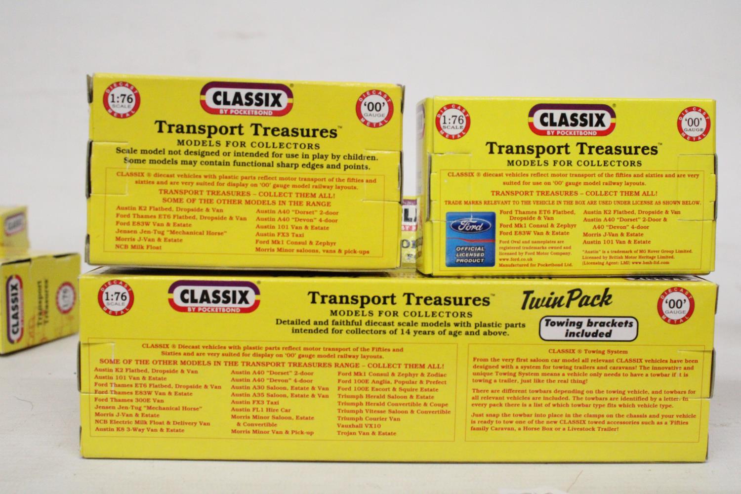 EIGHT AS NEW AND BOXED CLASSIX TRANSPORT TREASURES VEHICLES - Image 6 of 6