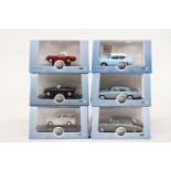 SIX VARIOUS AS NEW AND BOXED OXFORD AUTOMOBILE COMPANY VEHICLES