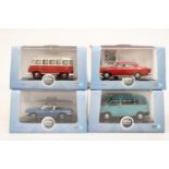 FOUR VARIOUS AS NEW AND BOXED OXFORD AUTOMOBILE COMPANY VEHICLES