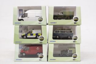 SIX AS NEW AND BOXED OXFORD COMMERCIAL VEHICLES