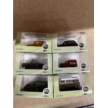 SIX AS NEW AND BOXED OXFORD COMMERCIAL VEHICLES