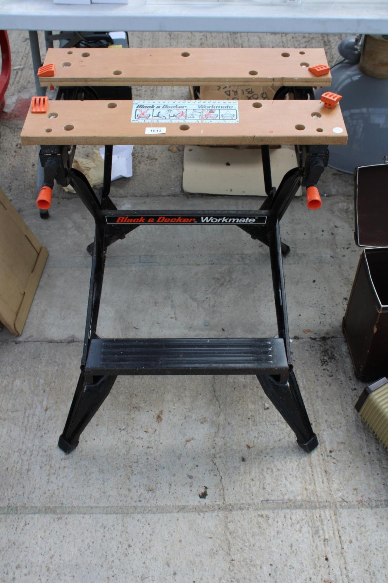 A BLACK AND DECKER FOLDING WORKMATE