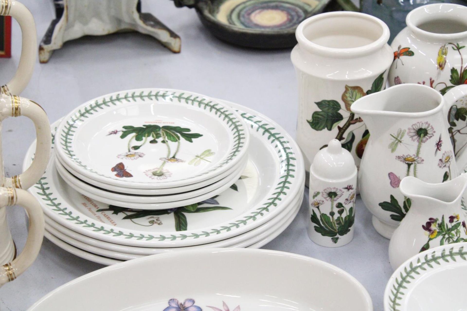 A LARGE QUANTITY OF PORTMEIRION BONTANIC GARDEN DINNERWARE - TO INCLUDE JUGS, PLATES, EGG CUPS ETC - Image 4 of 6