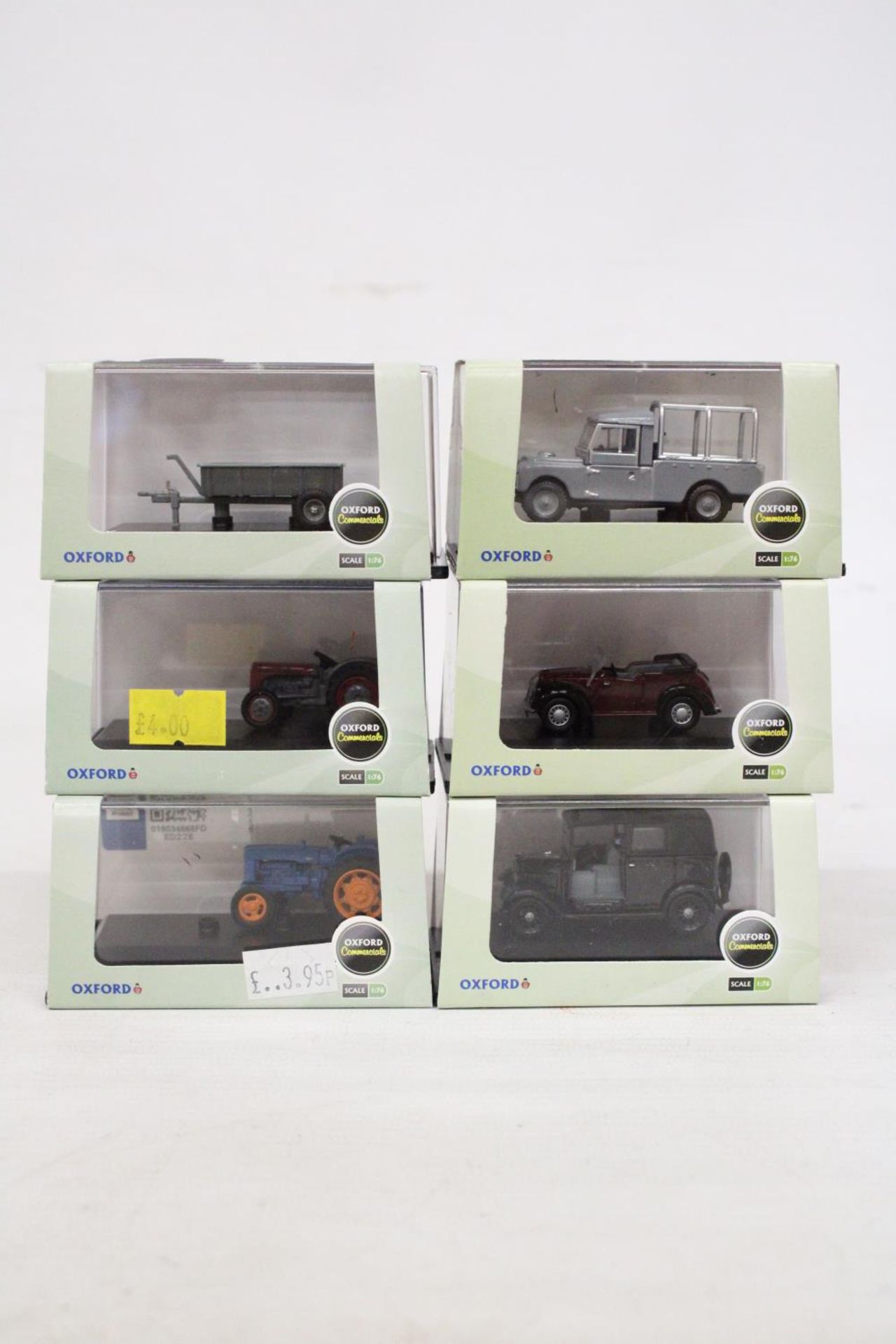 SIX AS NEW AND BOXED OXFORD COMMERCIAL VEHICLES