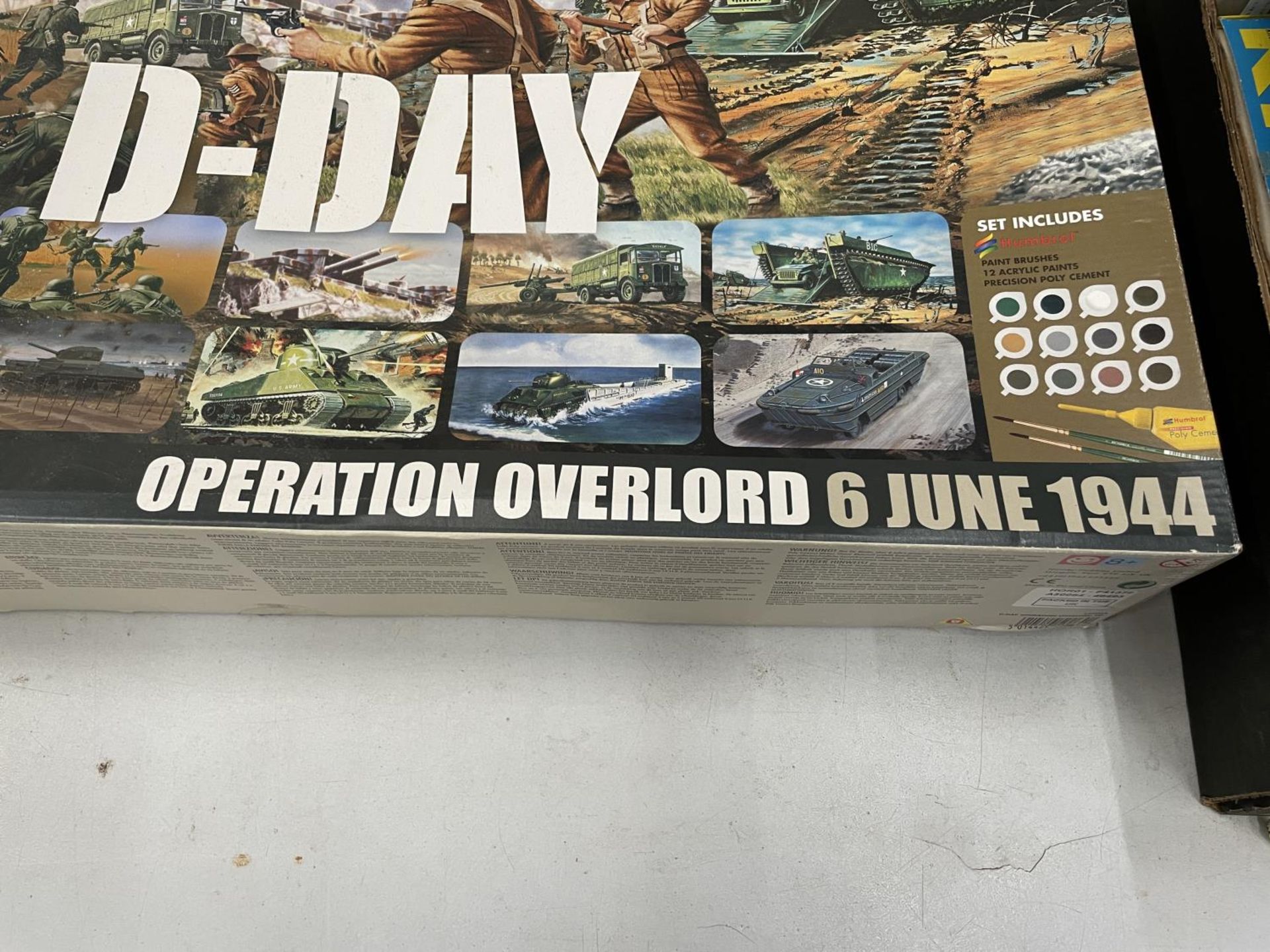 A BOXED AIRFIX D-DAY OPERATION OVERLORD 6 JUNE 1944 MODEL KIT 1:76 SCALE - Image 2 of 3