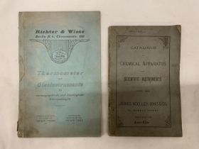 A JAMES WOOLLEY, 1888, SCIENTIFIC CATALOGUE PLUS ONE OTHER