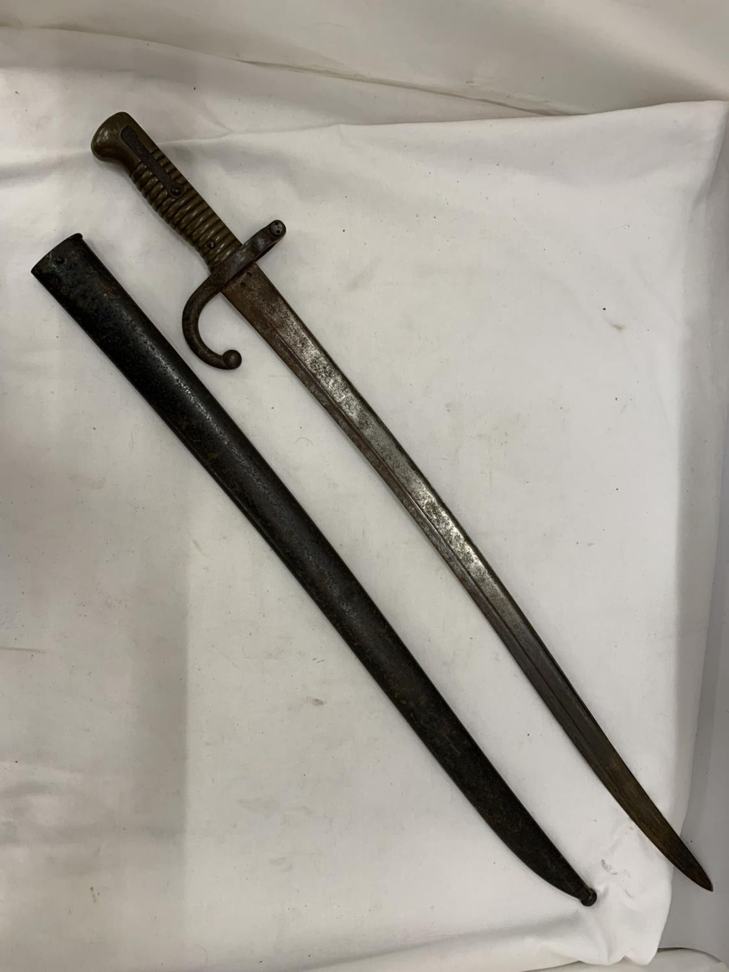 A FRENCH, 1866, CHASSEPOT SWORD/BAYONET - Image 4 of 6