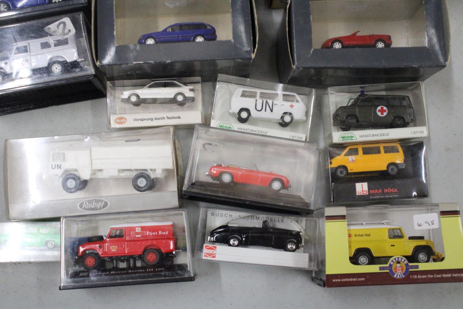 VARIOUS BOXED MOTOR VEHICLES AND VANS ETC. TO INCLUDE A DIECAST VOLVO DIGGER 1:87 SCALE - Image 3 of 5