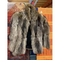 A VINTAGE RACCOON COAT